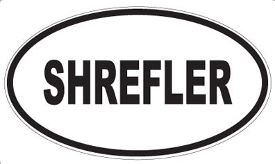 SHREFLER - Oval Sticker