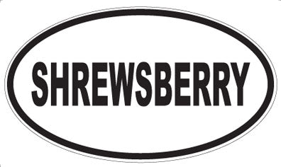 SHREWSBERRY - Oval Magnet