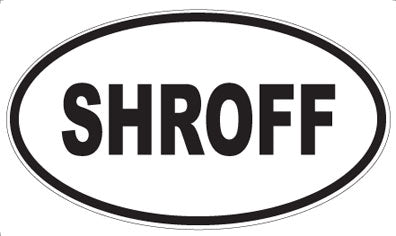 SHROFF - Oval Magnet