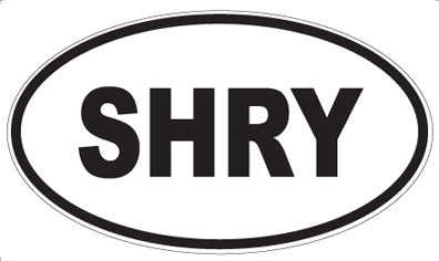 SHRY - Oval Magnet