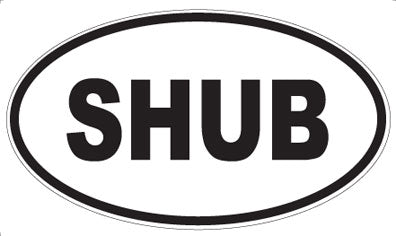 SHUB - Oval Magnet
