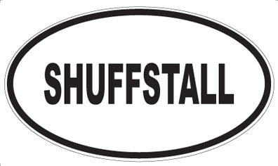 SHUFFSTALL - Oval Magnet