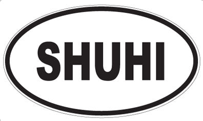 SHUHI - Oval Sticker