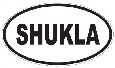 SHUKLA - Oval Sticker
