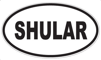 SHULAR - Oval Magnet
