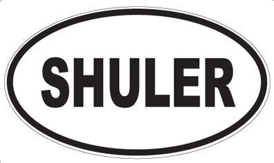SHULER - Oval Magnet