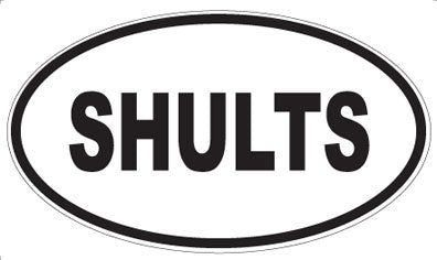 SHULTS - Oval Magnet