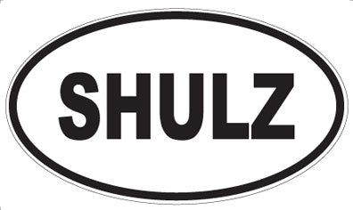 SHULZ - Oval Magnet