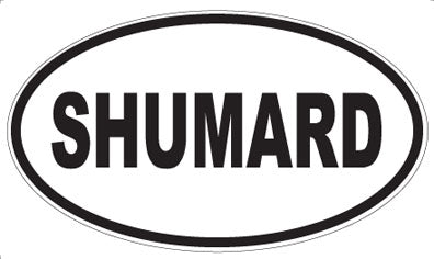 SHUMARD - Oval Magnet