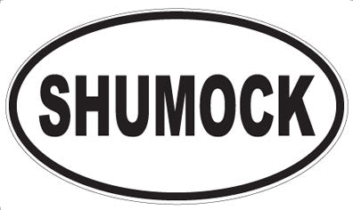 SHUMOCK - Oval Sticker