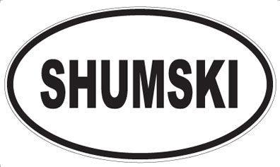 SHUMSKI - Oval Magnet