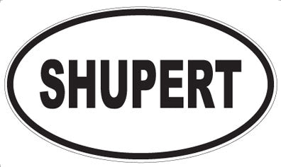 SHUPERT - Oval Magnet