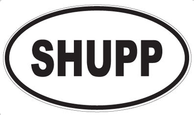 SHUPP - Oval Magnet