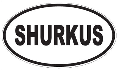SHURKUS - Oval Magnet