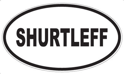 SHURTLEFF - Oval Magnet