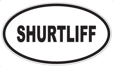 SHURTLIFF - Oval Magnet