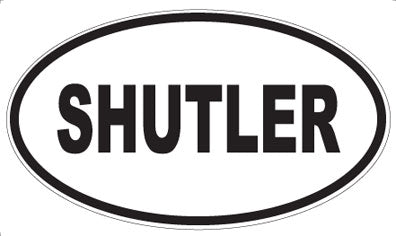 SHUTLER - Oval Magnet