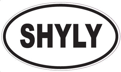 SHYLY - Oval Magnet
