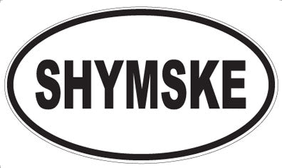 SHYMSKE - Oval Sticker