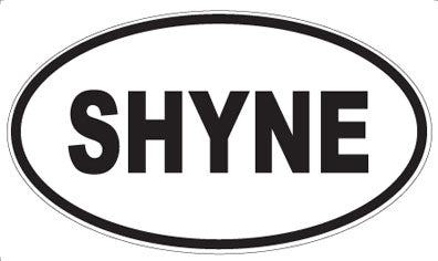 SHYNE - Oval Sticker