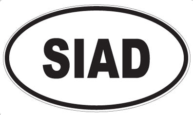 SIAD - Oval Sticker
