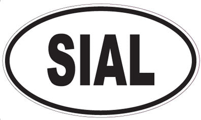 SIAL - Oval Sticker