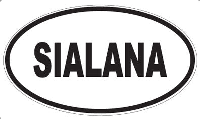 SIALANA - Oval Magnet
