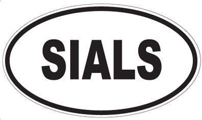 SIALS - Oval Magnet