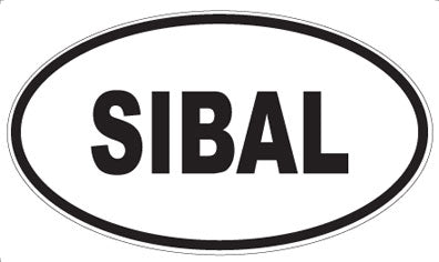 SIBAL - Oval Sticker