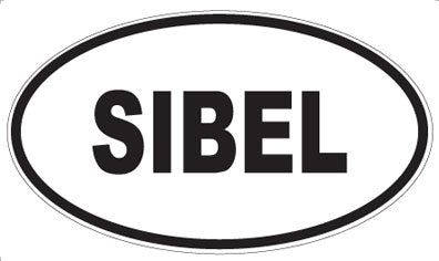 SIBEL - Oval Sticker