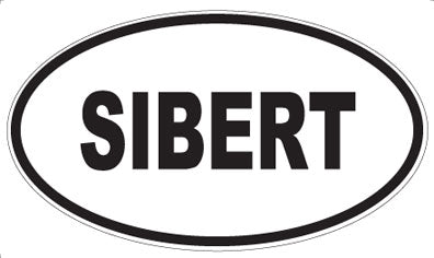 SIBERT - Oval Magnet
