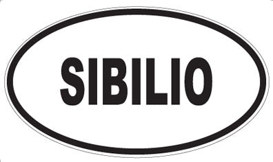 SIBILIO - Oval Magnet