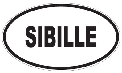 SIBILLE - Oval Sticker