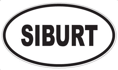 SIBURT - Oval Sticker