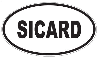 SICARD - Oval Magnet