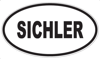 SICHLER - Oval Sticker