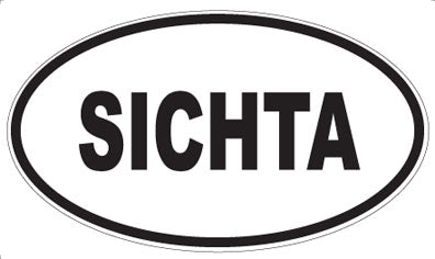 SICHTA - Oval Sticker