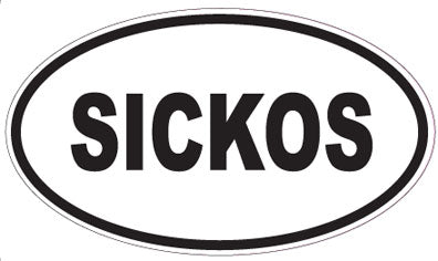 SICKOS - Oval Sticker