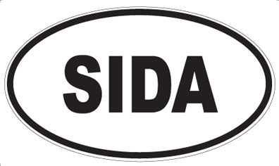 SIDA - Oval Magnet