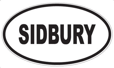 SIDBURY - Oval Magnet
