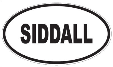 SIDDALL - Oval Magnet