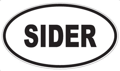 SIDER - Oval Sticker