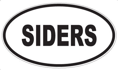 SIDERS - Oval Magnet