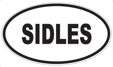 SIDLES - Oval Magnet
