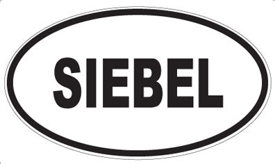 SIEBEL - Oval Sticker