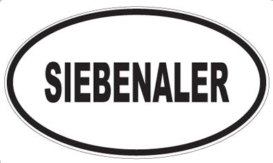SIEBENALER - Oval Magnet