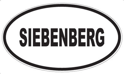 SIEBENBERG - Oval Magnet