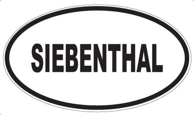 SIEBENTHAL - Oval Sticker