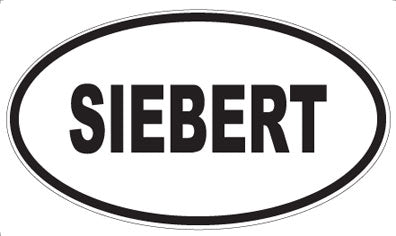 SIEBERT - Oval Magnet