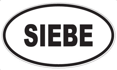 SIEBE - Oval Magnet